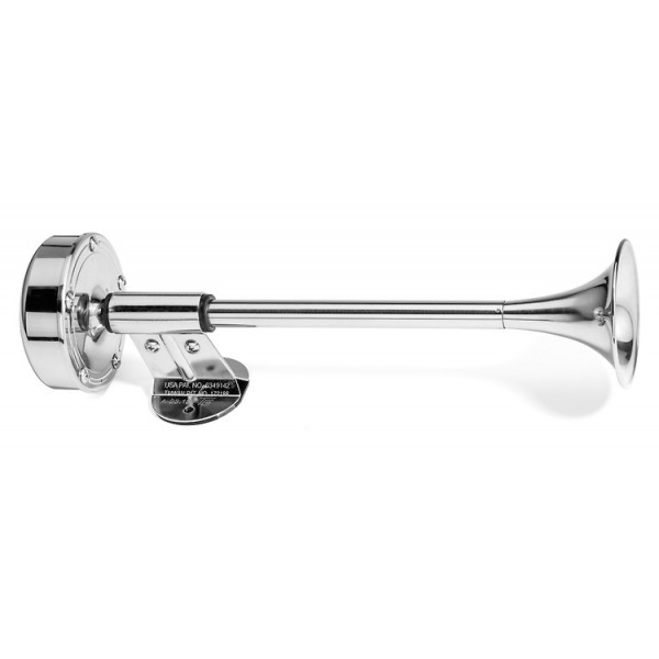 Deluxe All Stainless Steel Shorty Single Trumpet - 12 V