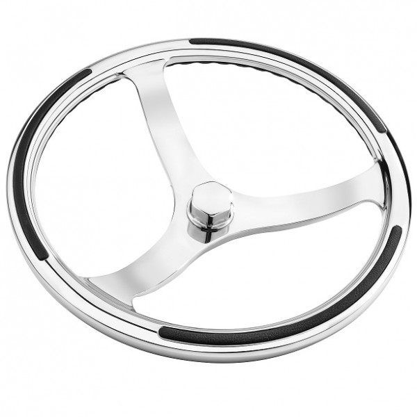 Primus - Polished 316L SS Cast Wheel - Model 742 (Solid Spoke) - 3/4" Tapered Shaft - Image 3